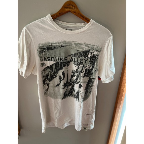 Izod Shirts Izod Indy 50 Gasoline Alley Mens Tshirt Indycar 00th